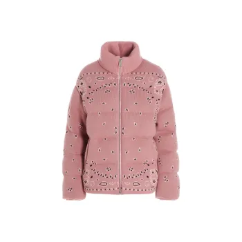 Alanui Bandana Jacquard Puffer Jacket