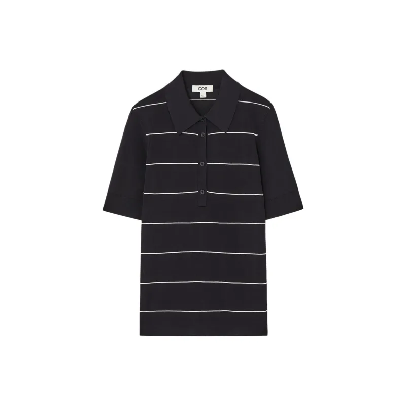 COS Polo Shirt Women's Dark Blue-0