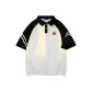 White Body with Black Sleeves