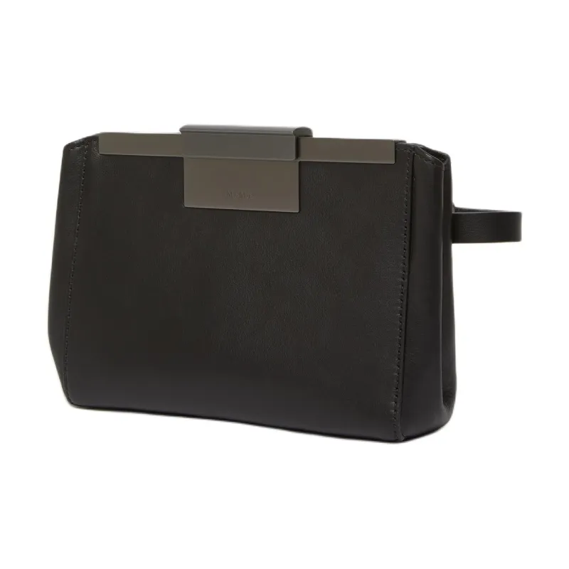 MaxMara Calfskin Fanny Pack Men's Black-1