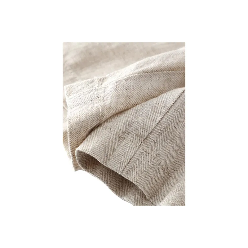 YIRANCHUN Casual Shorts Women's Beige Apricot-3
