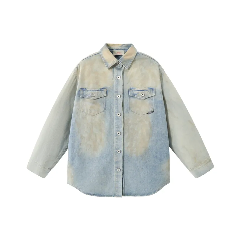 Coca-Cola Shirt Coat Women's Denim Blue-0