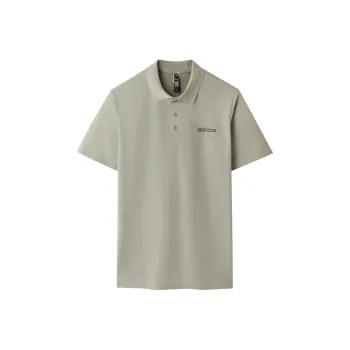Adidas Polo Shirt Men's Gray Green