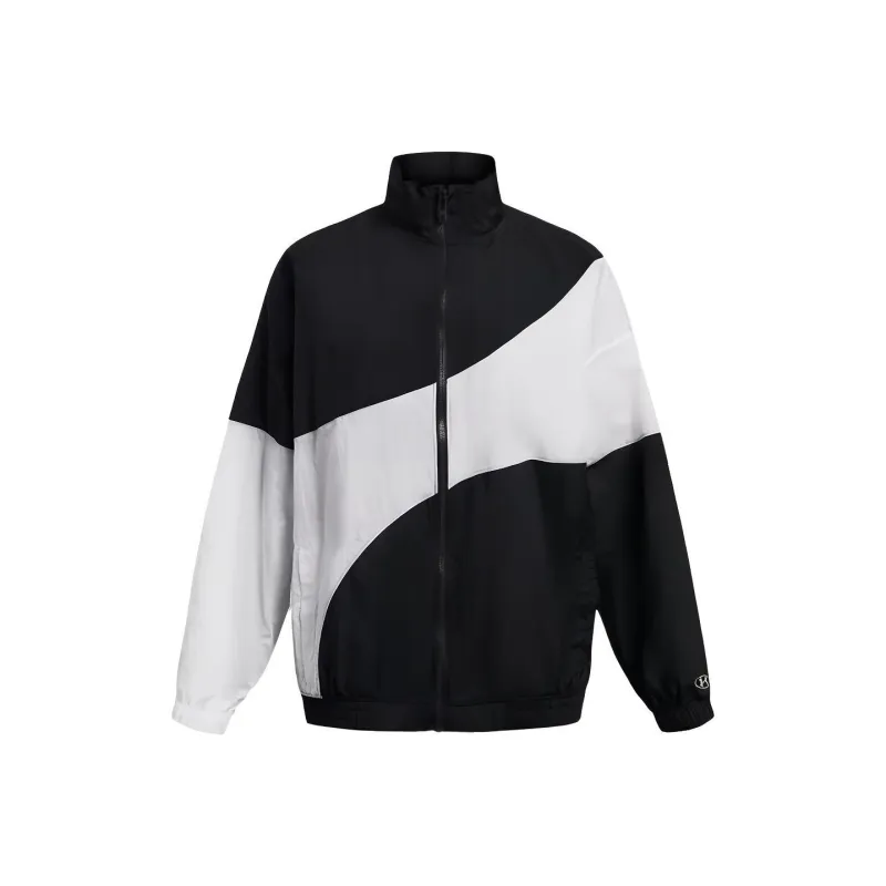 Under Armour Ua Legacy Crinkle Jacket Jackets Coats Women's Black White-0