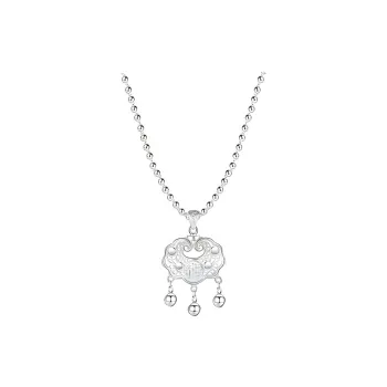 Bear Silversmith 999 Fine Silver Sterling Silver Necklace Women's