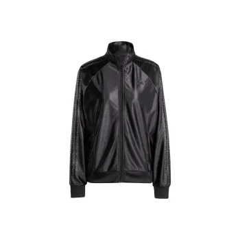 Adidas Originals Embed Three Stripes Track Top Jackets & Coats Women's Black