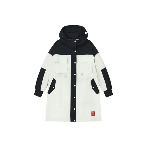 Mihara Yasuhiro X FILA Jackets Women's extended Dew Gray