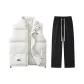 Set (Apricot Top+Black Pants)