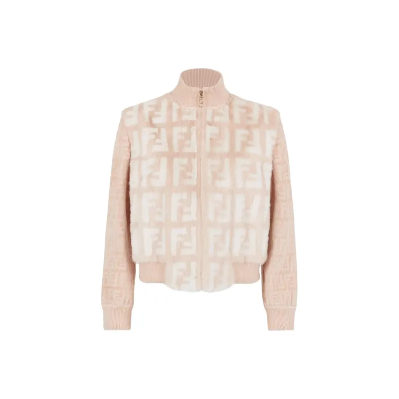 FENDI FW22 Jackets Coats Women's Pink-0