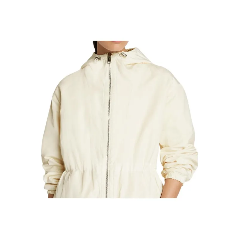 TORY BURCH Drawstring Zip Up Jacket-5