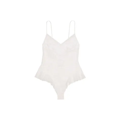 Victoria's Secret PINK/VERY SEXY/Rose Lace Teddy/Coconut White Camisole Women's Coconut White
