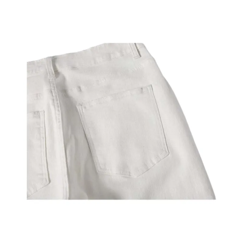 GEOFFREY B. SMALL Jeans Unisex White-4