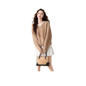 Tonlion Knitwear Women's Morandi Brown