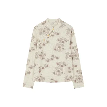 IHIMI Regular T Shirt Women's Beige Yellow