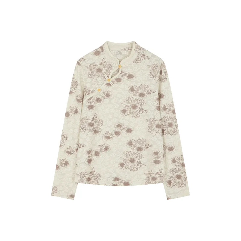 IHIMI Regular T Shirt Women's Beige Yellow-0