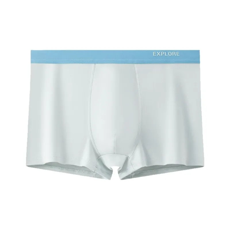 YUZHAOLIN Underpants Men's 1 Pack Blue-0