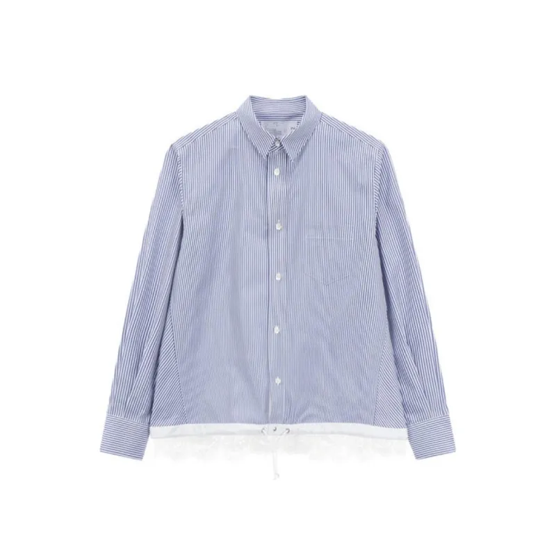 Sacai Shirts Women's Blue-0