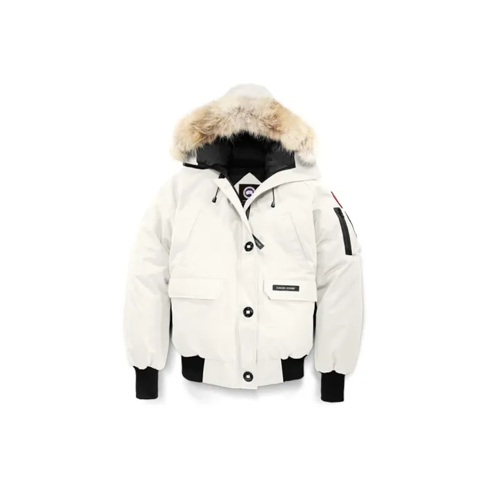 Canada Goose Chilliwack Series Down Jackets Women's Dawn White-0
