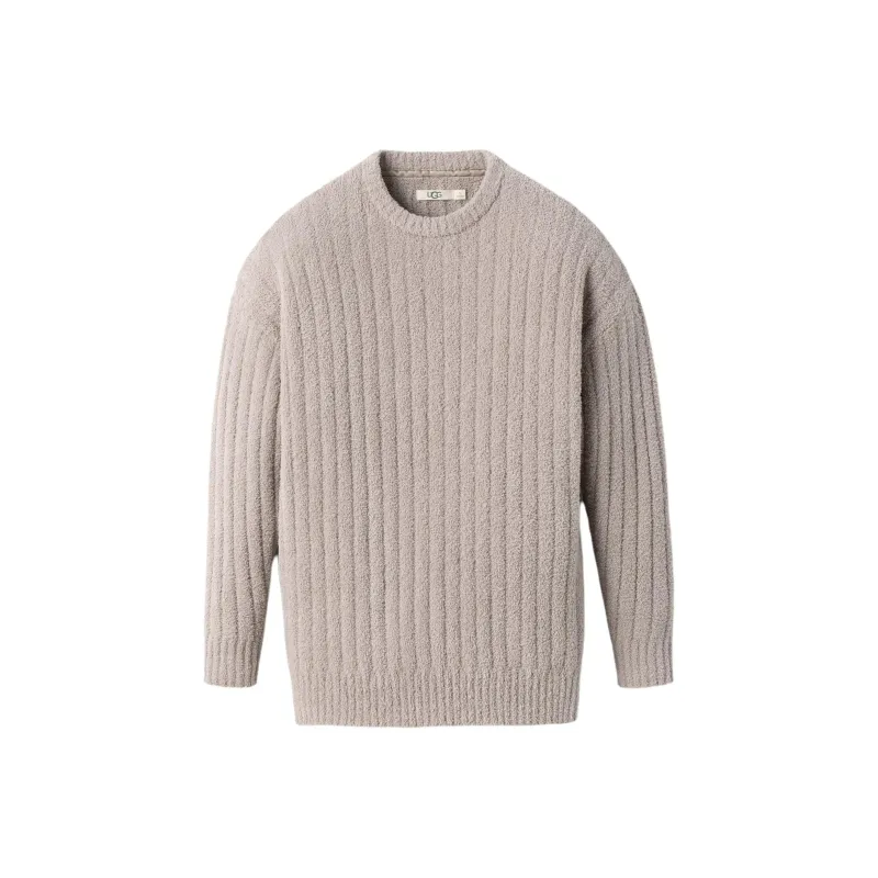 UGG FW24 Riz Rib Top Knitwear Women's Granite Color-0