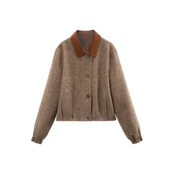 A Paradise For Awakening Jackets Coats Women's Coffee