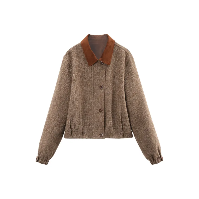 A Paradise For Awakening Jackets Coats Women's Coffee-0