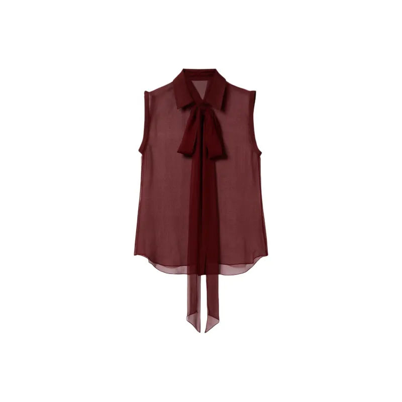 GUCCI SS25 Shirt Women's Burgundy-0