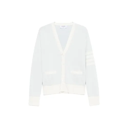 THOM BROWNE 4 Bar Stripe V neck Cardigan