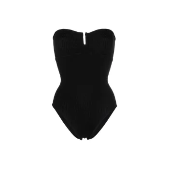 REINA OLGA Crinkle effect Swimsuit