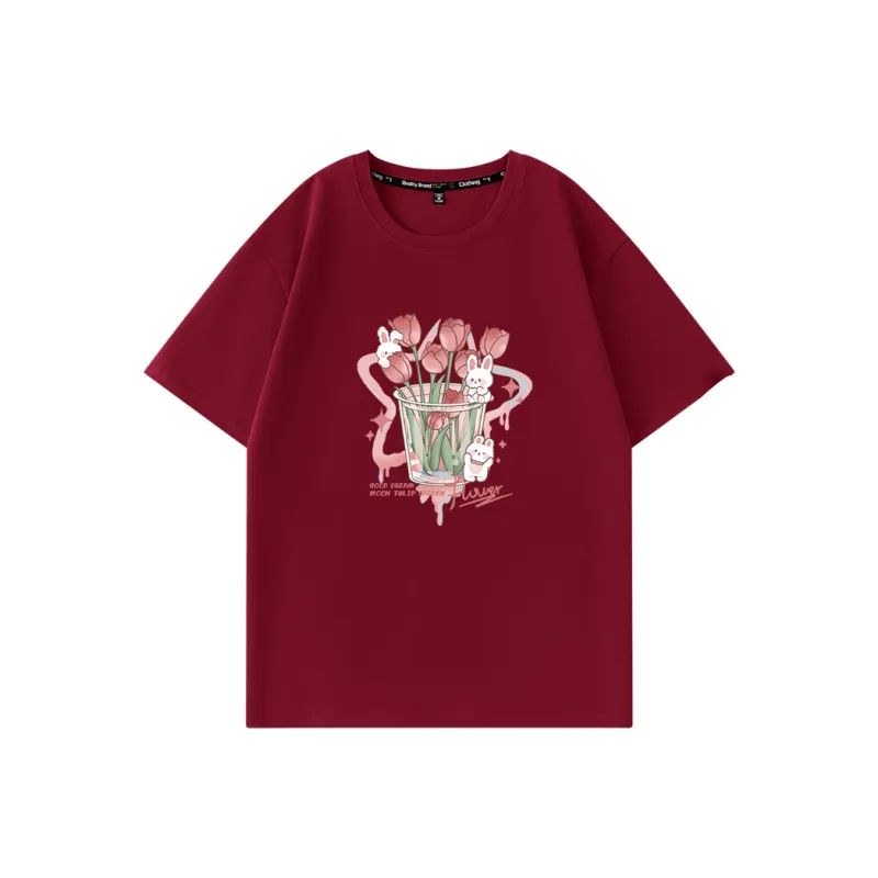 Cotton T Shirts Women's-28