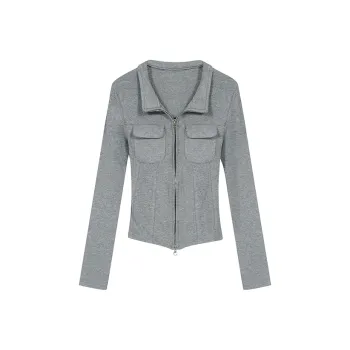 AHDO Polo Shirts Women's Gray