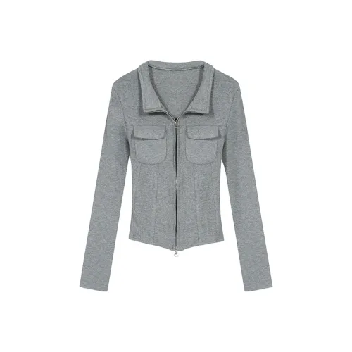 AHDO Polo Shirts Women's Gray