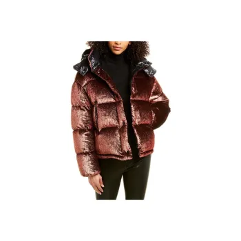 Moncler Down Jacket Women's Orange Pink
