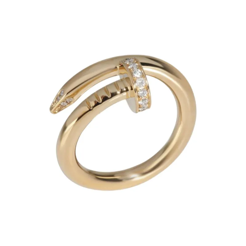 CARTIER 18K Gold Rings Men's Gold-2
