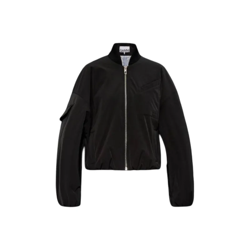 GANNI Jackets & Coats Women's Black-0