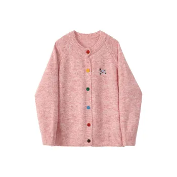 PAZZO Sweet Style Versatile Design Knitted Fabric Cardigan Women's