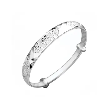 Love 999 Fine Silver Sterling Silver Bracelets Women's