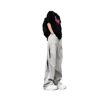 DARK HORSE Casual Pants Unisex Light Gray