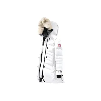 Canada Goose Lorette Series Down Jackets Women's Polaris White