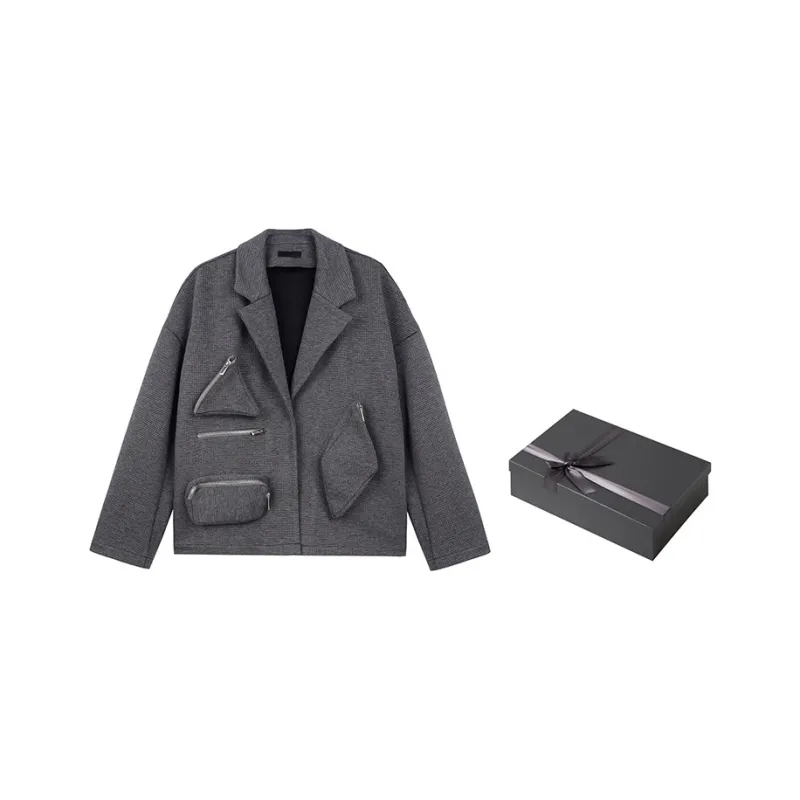 ONOFFON Fitted Moderate Other Jacket All Unisex Gray-0
