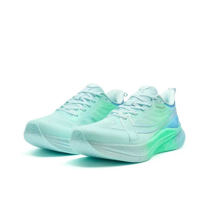 XTEP 2000km 3.0 Running Shoes Men Low Top Misty Blue, Fuzzy Moon Blue, Fluorescent Light Turquoise-2