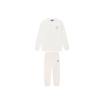 FILA Casual Sportswear Men Cloud White+Steam White