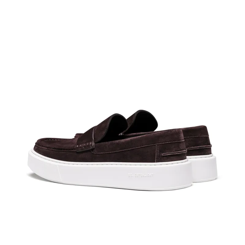 TRUFFAUT Vintage Platform Casual Slip on Low Top Height Increasing Skateboard Shoes Men's-7