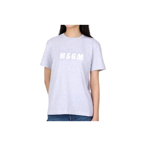 MSGM T Shirts Women's Gray