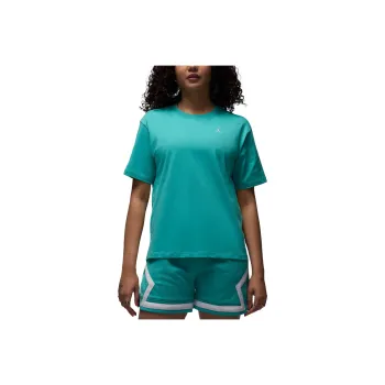 Jordan Essentials SS25 Drop Shoulder Sleeve T Shirt Women's Green