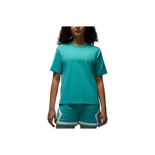 Jordan Essentials SS25 Drop Shoulder Sleeve T Shirt Women's Green