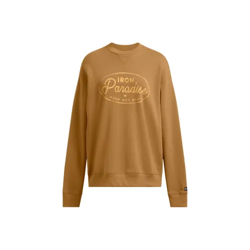 Under Armour ProjectRock Heavyweight Tools Of The Trade Crew Sweatshirt Women's Ochre/Black