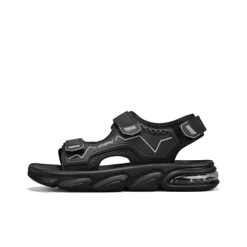 Ncmt Beach Sandals Men Black Orange/Black Gray/Khaki