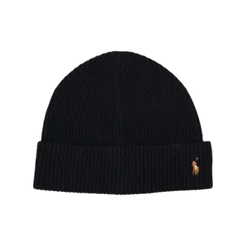 Polo Ralph Lauren Wool Beanies Men's Black
