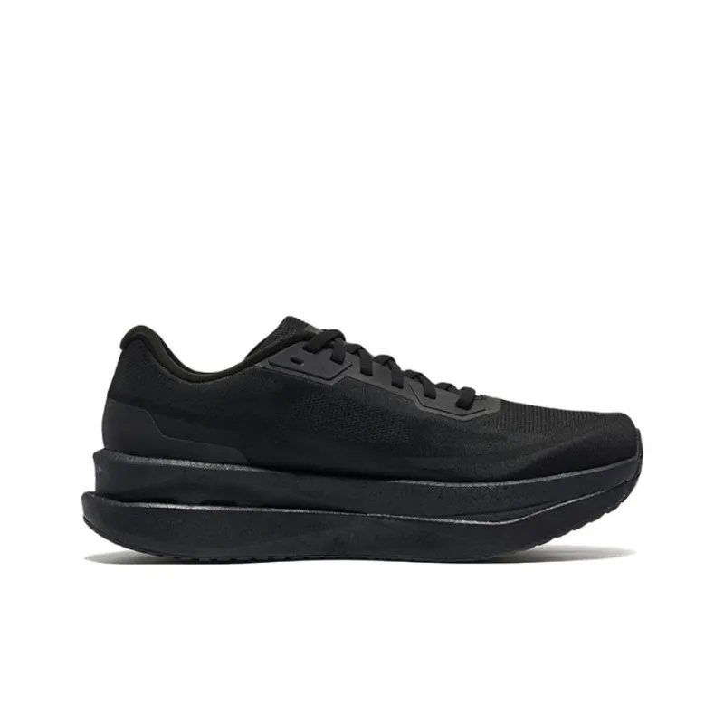 Saucony Anti Slip Wear Resistant Low Top Marathon Training Long Distance Running Shoes Unisex Black-1