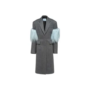 PRADA Jackets Women's Gray